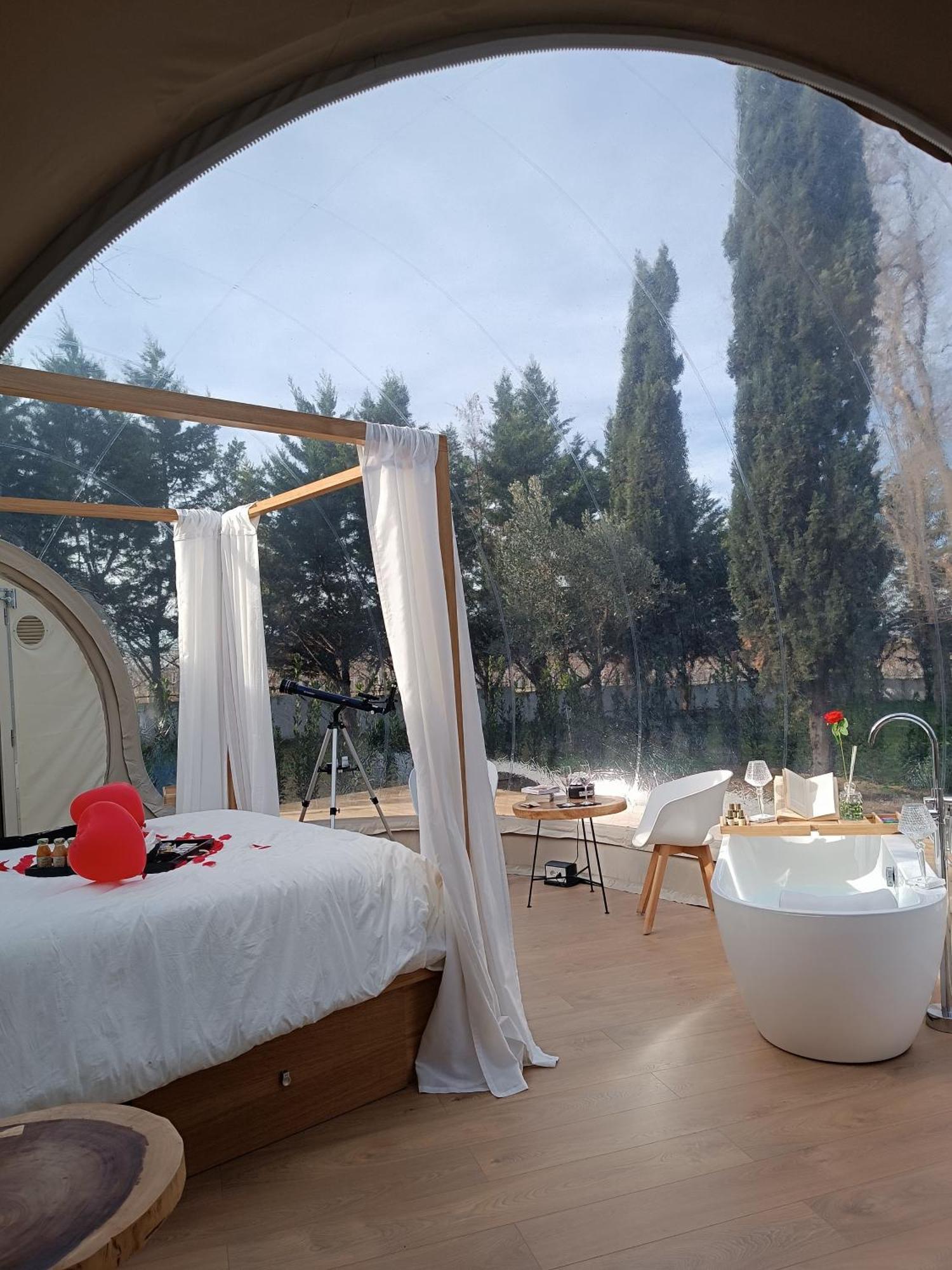 Bubble Room Puglia Villa Bautier Bubblenights Cerignola Exteriér fotografie