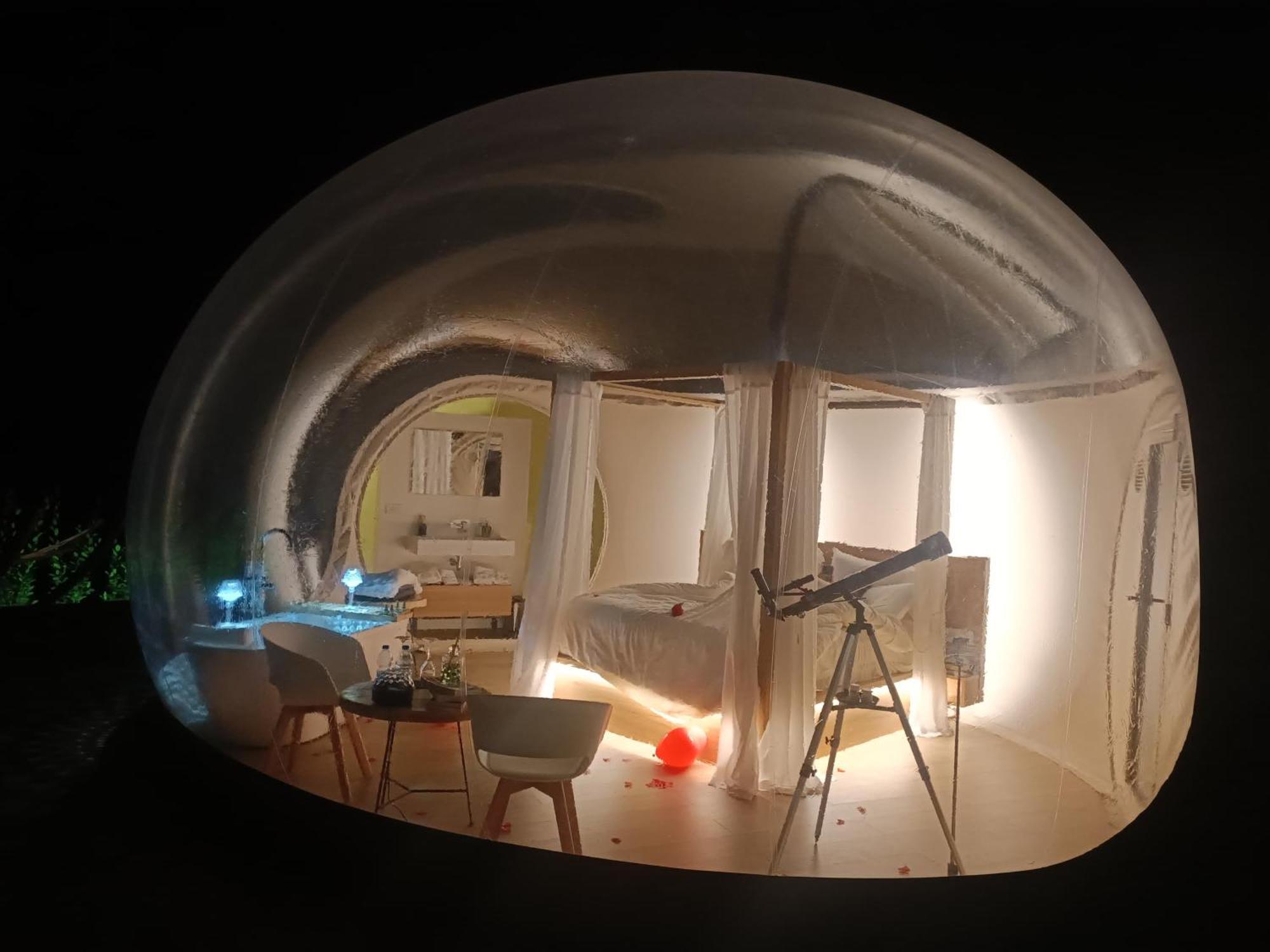 Bubble Room Puglia Villa Bautier Bubblenights Cerignola Exteriér fotografie