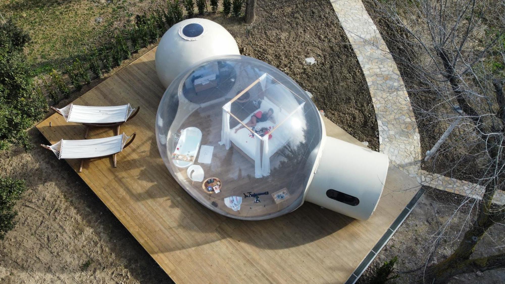 Bubble Room Puglia Villa Bautier Bubblenights Cerignola Exteriér fotografie